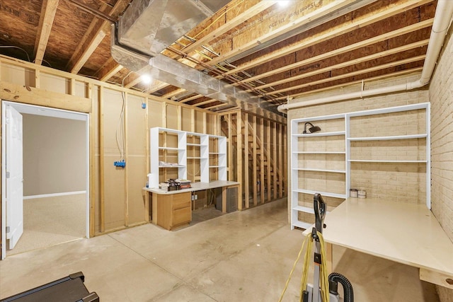 2302 Slade Ln, Mahomet, IL 61853 - view of unfinished below grade area