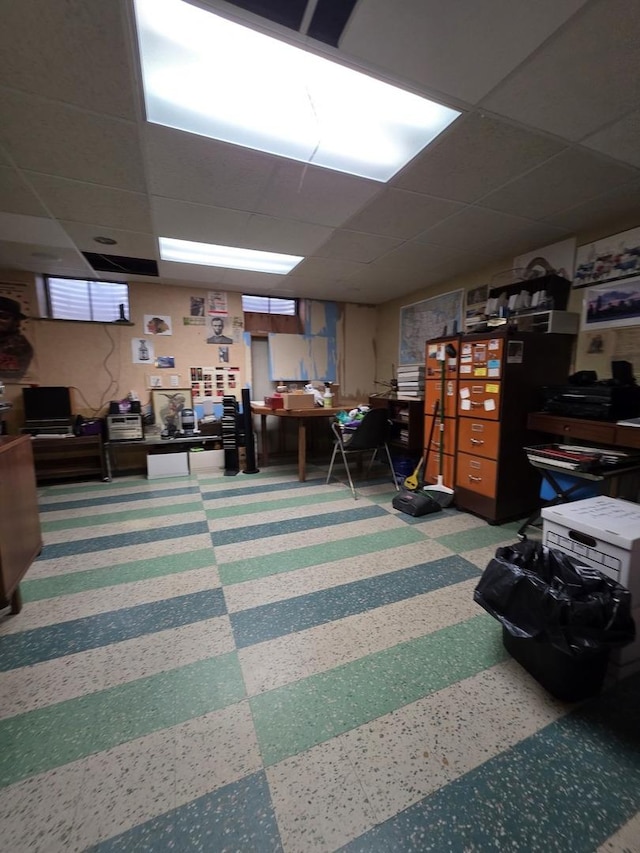 6124 W Berteau Ave, Chicago, IL 60634 - office space with a drop ceiling