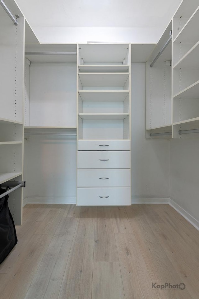 757 N Orleans St Unit 1104, Chicago, IL 60654 - spacious closet featuring light wood-type flooring