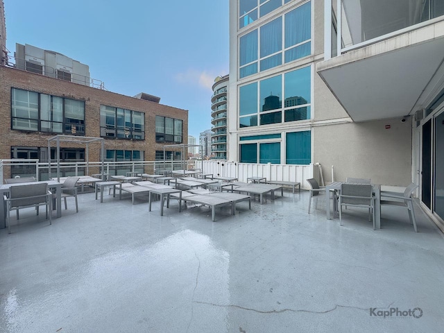 757 N Orleans St Unit 1104, Chicago, IL 60654 - view of patio / terrace with an outdoor hangout area