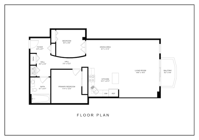 1301 W Madison St Unit 402, Chicago, IL 60607 - room layout