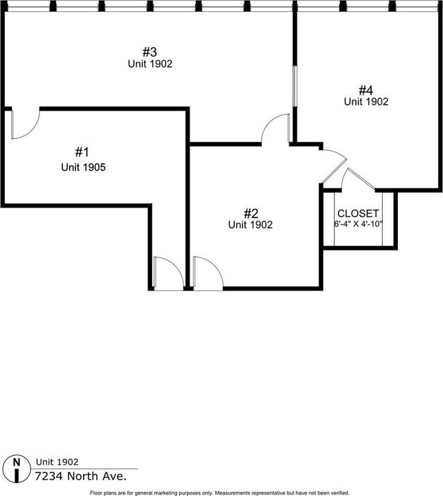 7234 W N Ave Unit 1902, Elmwood Park, IL 60707 - home floor plan