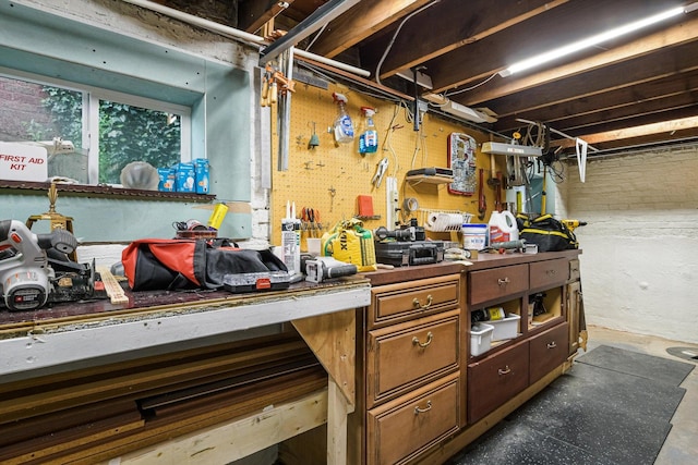 230 N Wisner St, Park Ridge, IL 60068 - below grade area featuring a workshop area