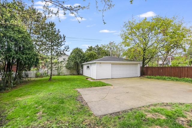 230 N Wisner St, Park Ridge, IL 60068 - view of yard featuring an outbuilding and a detached garage