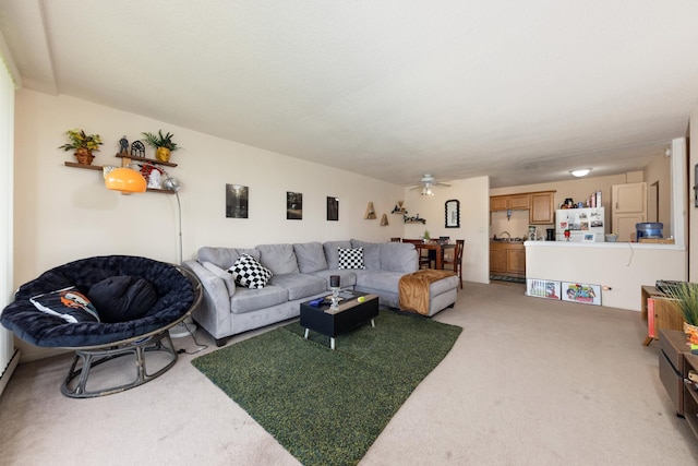 2222 S Stewart Ave Unit 4K, Lombard, IL 60148 - living area featuring light colored carpet