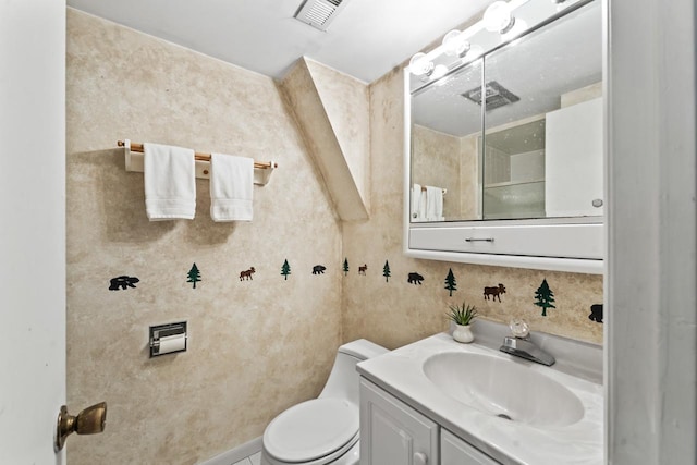 169 S Ellyn Ave, Glen Ellyn, IL 60137 - bathroom featuring vanity and a shower