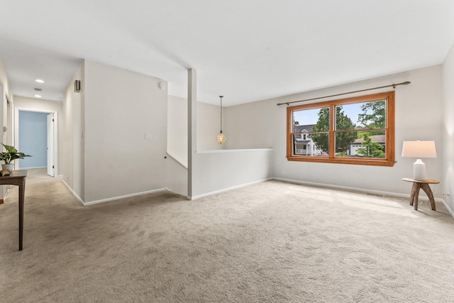 169 S Ellyn Ave, Glen Ellyn, IL 60137 - unfurnished room featuring carpet flooring and recessed lighting