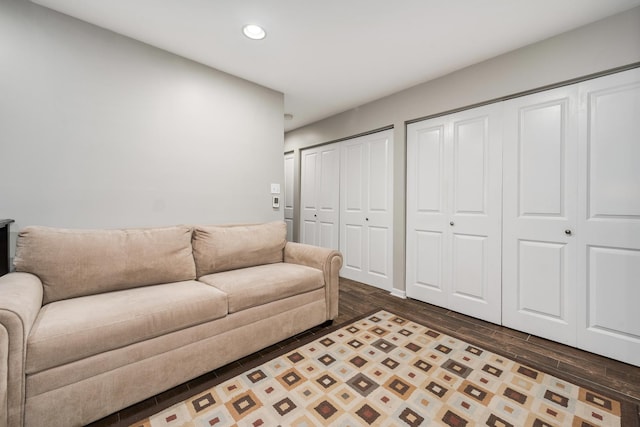 2720 N Greenview Ave Unit C, Chicago, IL 60614 - living area featuring recessed lighting and wood finished floors
