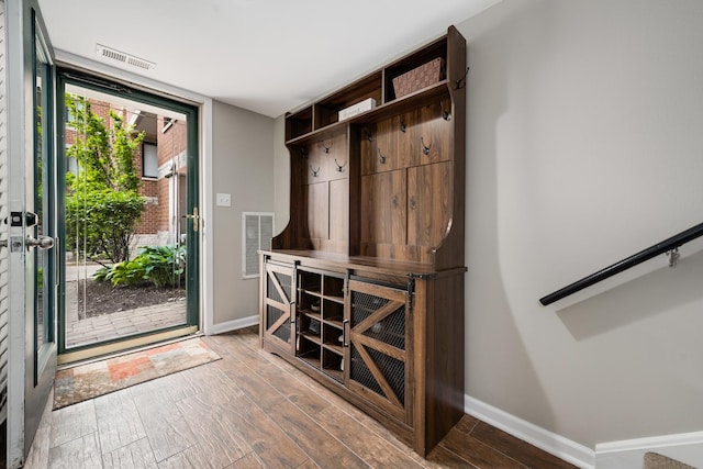 2720 N Greenview Ave Unit C, Chicago, IL 60614 - mudroom with baseboards and wood finished floors