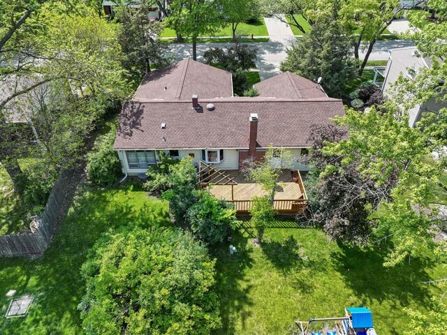 137 N Clark Dr, Palatine, IL 60074 - view from above of property