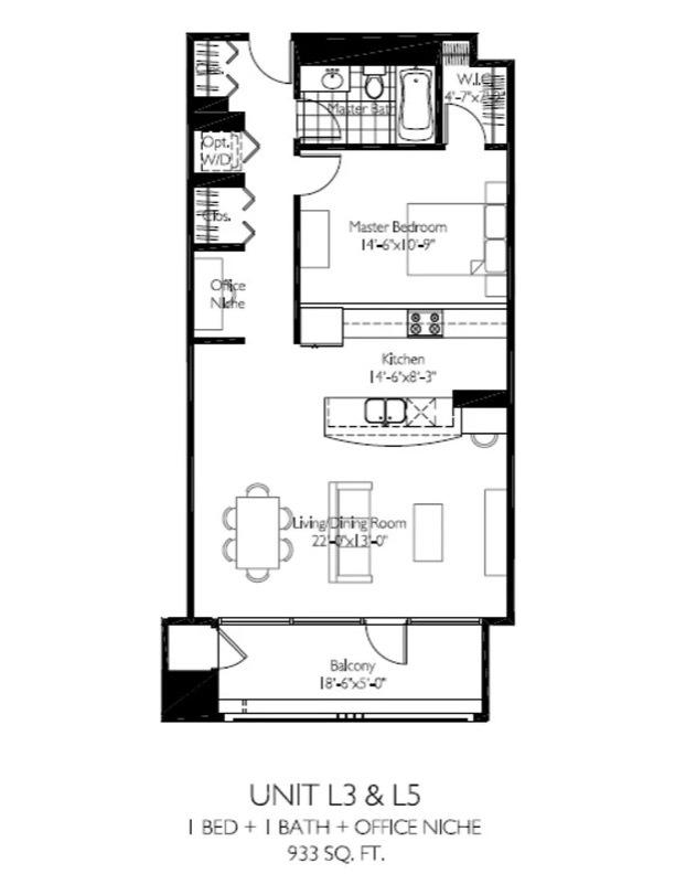 240 E Illinois St Unit 805, Chicago, IL 60611 - floor plan / room layout