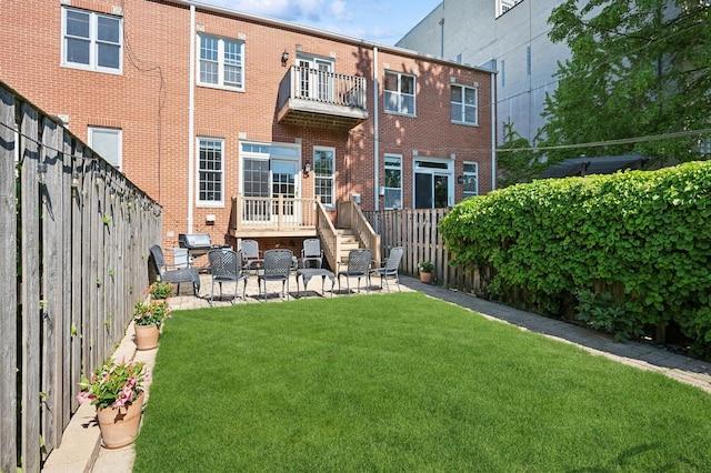 1448 N Mohawk St, Chicago, IL 60610 - rear view of house featuring a patio and brick siding