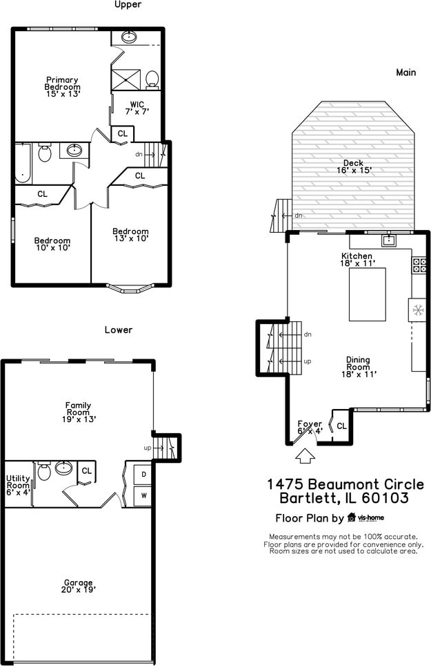 1475 Beaumont Cir, Bartlett, IL 60103 - room layout