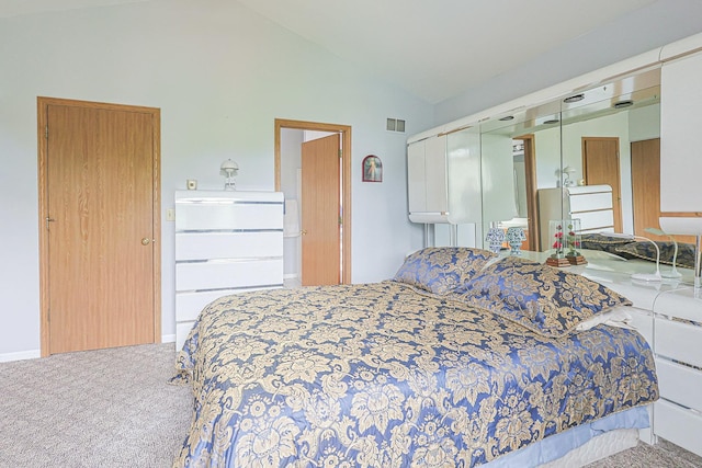 15 Brittany Ct, South Elgin, IL 60177 - carpeted bedroom featuring a closet and high vaulted ceiling