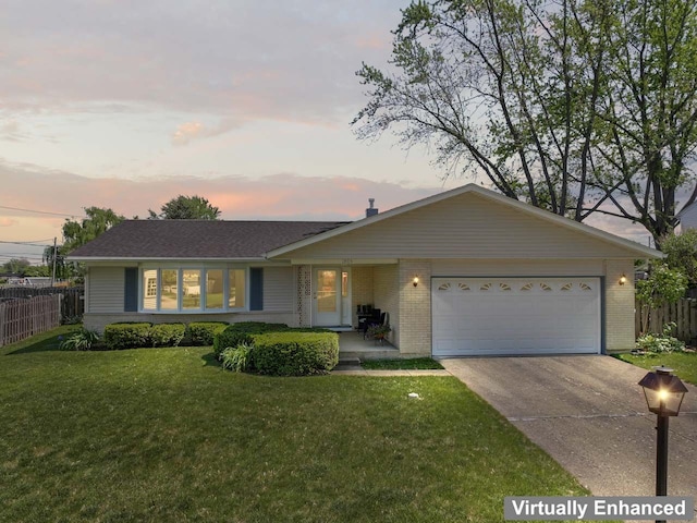 1805 E Tano Ln, Mount Prospect, IL 60056 - single story home with driveway, a garage, and brick siding