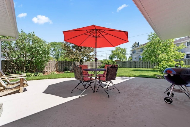 1805 E Tano Ln, Mount Prospect, IL 60056 - view of patio / terrace with a grill and outdoor dining space