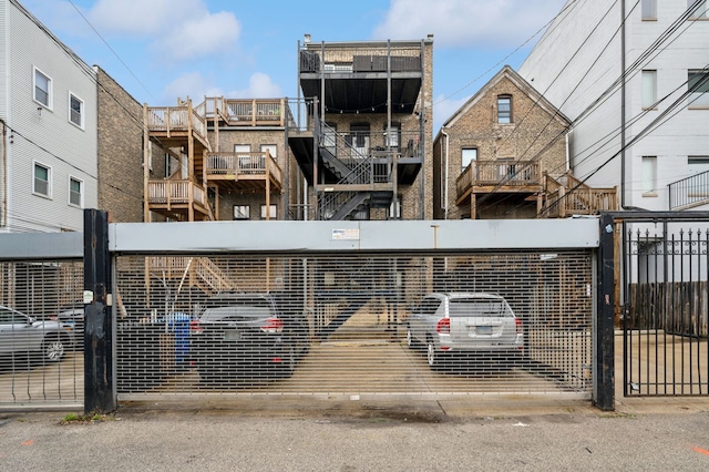 1423 N Ashland Ave Unit 201, Chicago, IL 60622 - view of front of house with uncovered parking