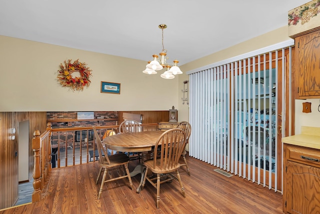 25408 W Willow Dr, Plainfield, IL 60544 - dining space featuring wood finished floors and a chandelier