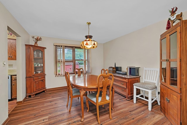 25408 W Willow Dr, Plainfield, IL 60544 - dining space with light wood-type flooring and baseboards