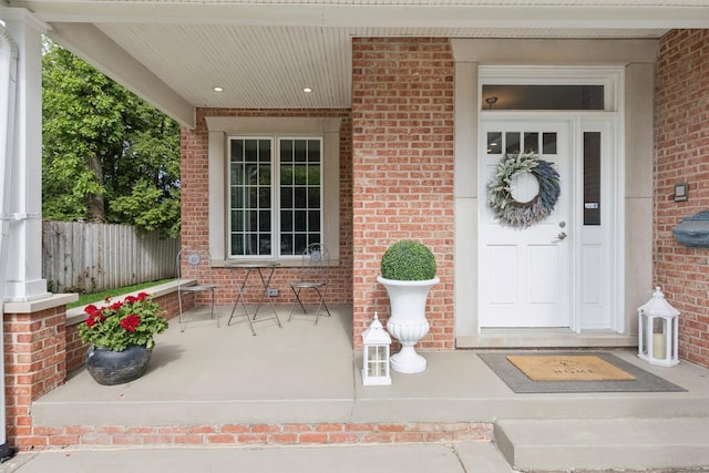 5417 Lawn Ave, Western Springs, IL 60558 - view of exterior entry featuring covered porch and brick siding