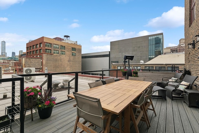 727 S Dearborn St Unit 911, Chicago, IL 60605 - wooden terrace featuring a city view