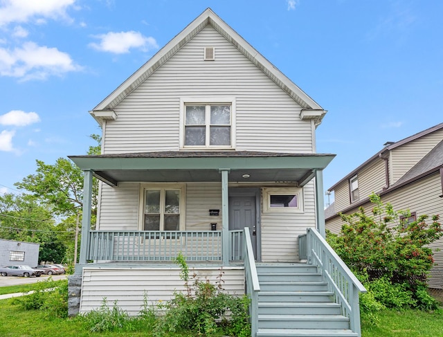 2022 S Halsted St, Chicago Heights, IL 60411 - view of front of house with a porch