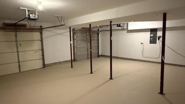 1117 Cutter Ave, Joliet, IL 60432 - garage featuring electric panel and a garage door opener