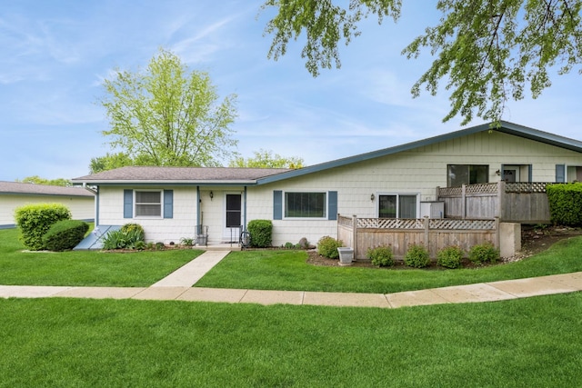903 Wiltshire Dr Unit S2, Mchenry, IL 60050 - view of front of home featuring a front lawn