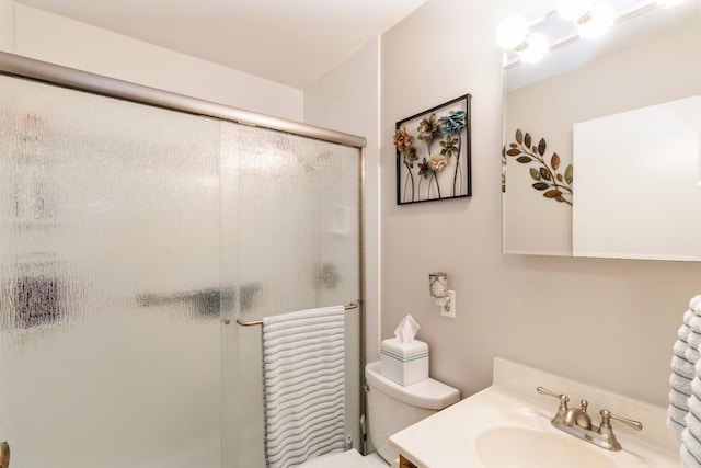 903 Wiltshire Dr Unit S2, Mchenry, IL 60050 - full bathroom featuring a shower stall, toilet, and vanity