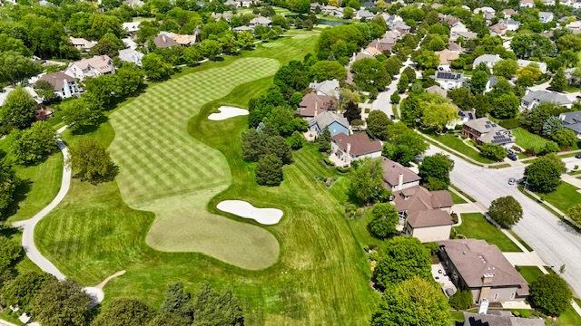 1420 Greenlake Dr, Aurora, IL 60502 - aerial view of residential area with a local golf course