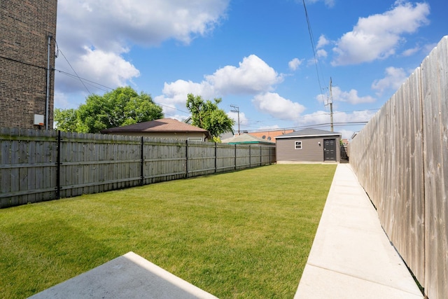3406 N Keating Ave, Chicago, IL 60641 - fenced backyard featuring an outbuilding