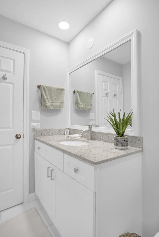 886 Ann Arbor Ln, Vernon Hills, IL 60061 - bathroom with vanity and tile patterned flooring