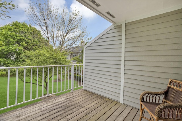 886 Ann Arbor Ln, Vernon Hills, IL 60061 - wooden terrace with a yard