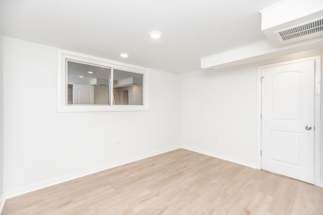 4237 Arlington Dr, Richton Park, IL 60471 - empty room with wood finished floors, baseboards, and recessed lighting