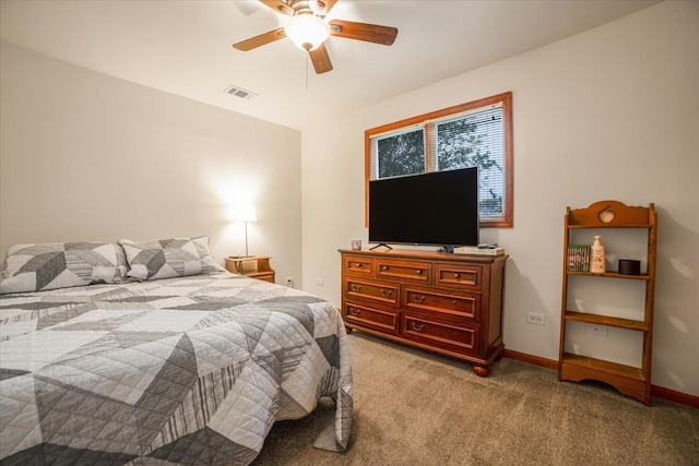 16308 S Peerless Ct, Plainfield, IL 60586 - bedroom with carpet, ceiling fan, and baseboards