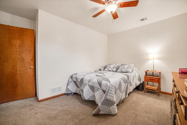 16308 S Peerless Ct, Plainfield, IL 60586 - carpeted bedroom with baseboards and ceiling fan