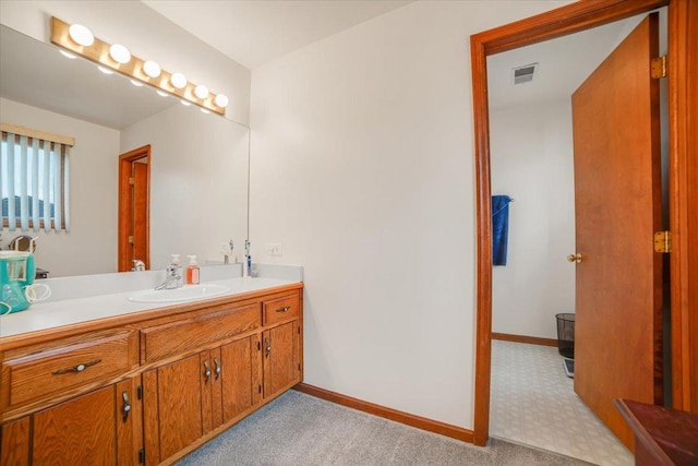 16308 S Peerless Ct, Plainfield, IL 60586 - bathroom featuring vanity and baseboards
