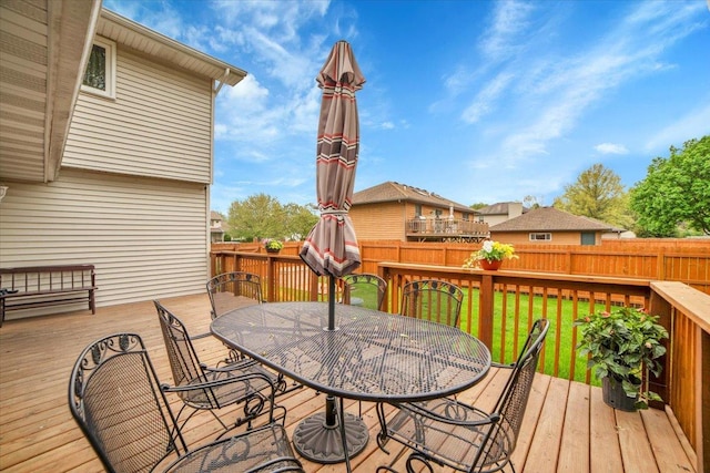 16308 S Peerless Ct, Plainfield, IL 60586 - wooden deck featuring outdoor dining area