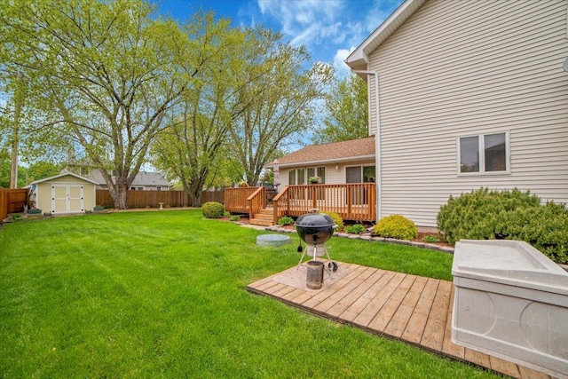 16308 S Peerless Ct, Plainfield, IL 60586 - view of yard with a deck