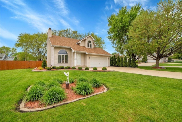 16308 S Peerless Ct, Plainfield, IL 60586 - traditional-style house featuring driveway, a chimney, and a garage