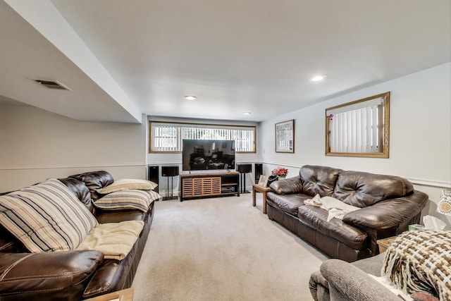 5560 W Ardmore Ave, Chicago, IL 60646 - carpeted living room with recessed lighting