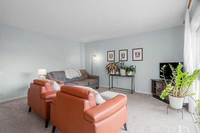 1585 Belle Haven Dr, Grayslake, IL 60030 - carpeted living room featuring baseboards