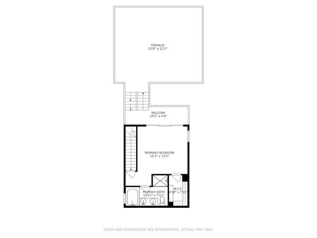 921 N Honore St Unit B, Chicago, IL 60622 - room layout