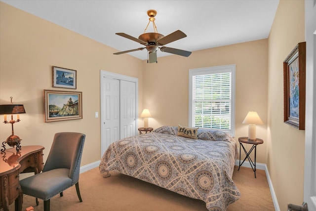 2502 Prairie Ridge Pl, Champaign, IL 61822 - bedroom with carpet, baseboards, and a closet