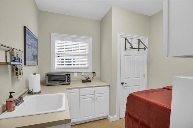 2502 Prairie Ridge Pl, Champaign, IL 61822 - laundry area featuring light tile patterned floors