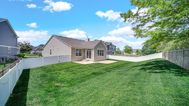 16002 S Selfridge Cir, Plainfield, IL 60586 - back of property with a patio