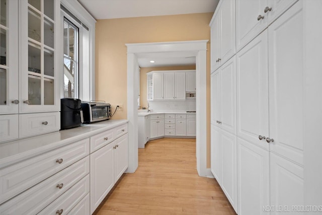 352 Elm St, Batavia, IL 60510 - corridor featuring light wood-style floors and recessed lighting