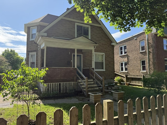 1711 S 4th St, Rockford, IL 61104 - view of front of home with brick siding