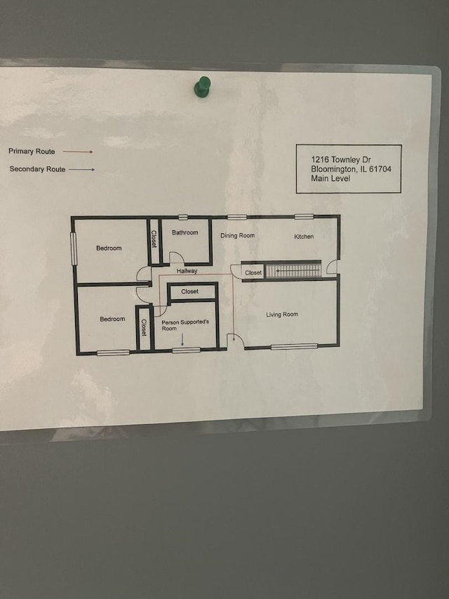 1216 Townley Dr, Bloomington, IL 61704 - view of room layout