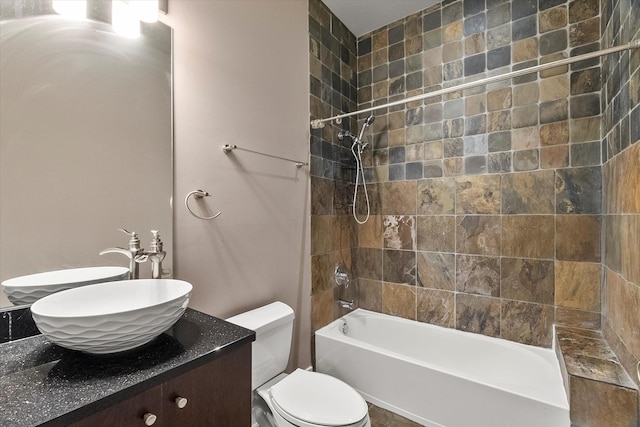 6 N May St Unit 403, Chicago, IL 60607 - bathroom with vanity, toilet, and bathtub / shower combination